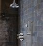 Connor Cross Handle Thermostatic Rain Shower Set with Handshower