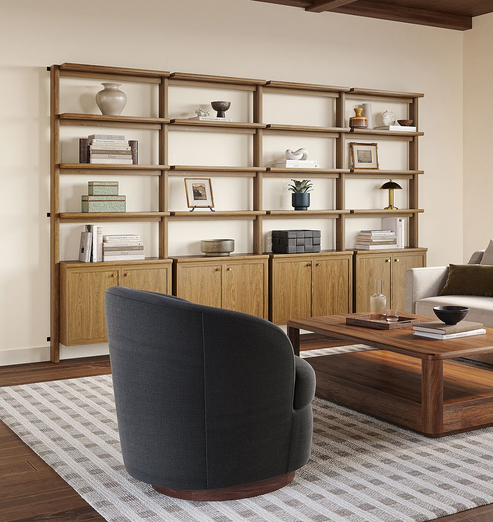 Fairfield 4-Unit Modular Shelving With Cabinets by Rejuvenation
