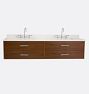 Geneva 72" Wall Mount Double Vanity