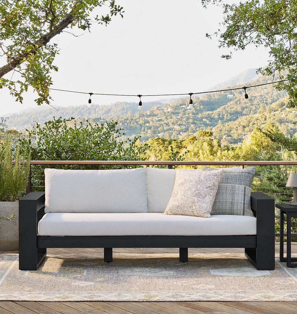 Polson Metal Outdoor Sofa by Rejuvenation