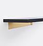 Blair Shelf Bracket and Shelf Set Black Ash 1inx10inx24in CP