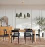 Ansel 6-Light Chandelier, 34" Width Metal Shades