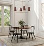 Ansel 4-Light Chandelier, 34" Width Metal Shades