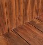 Beautiful Rustic Vintage Wooden Country Bench with High Back