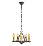 Vintage 5 Light Gothic Style Romance Revival Chandelier