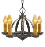 Vintage 5 Light Gothic Style Romance Revival Chandelier