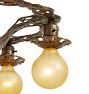 Vintage Classical Revival 5-Light Bare-Bulb Chandelier