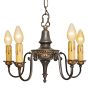 Vintage Classical Revival 5-Light Candle Chandelier