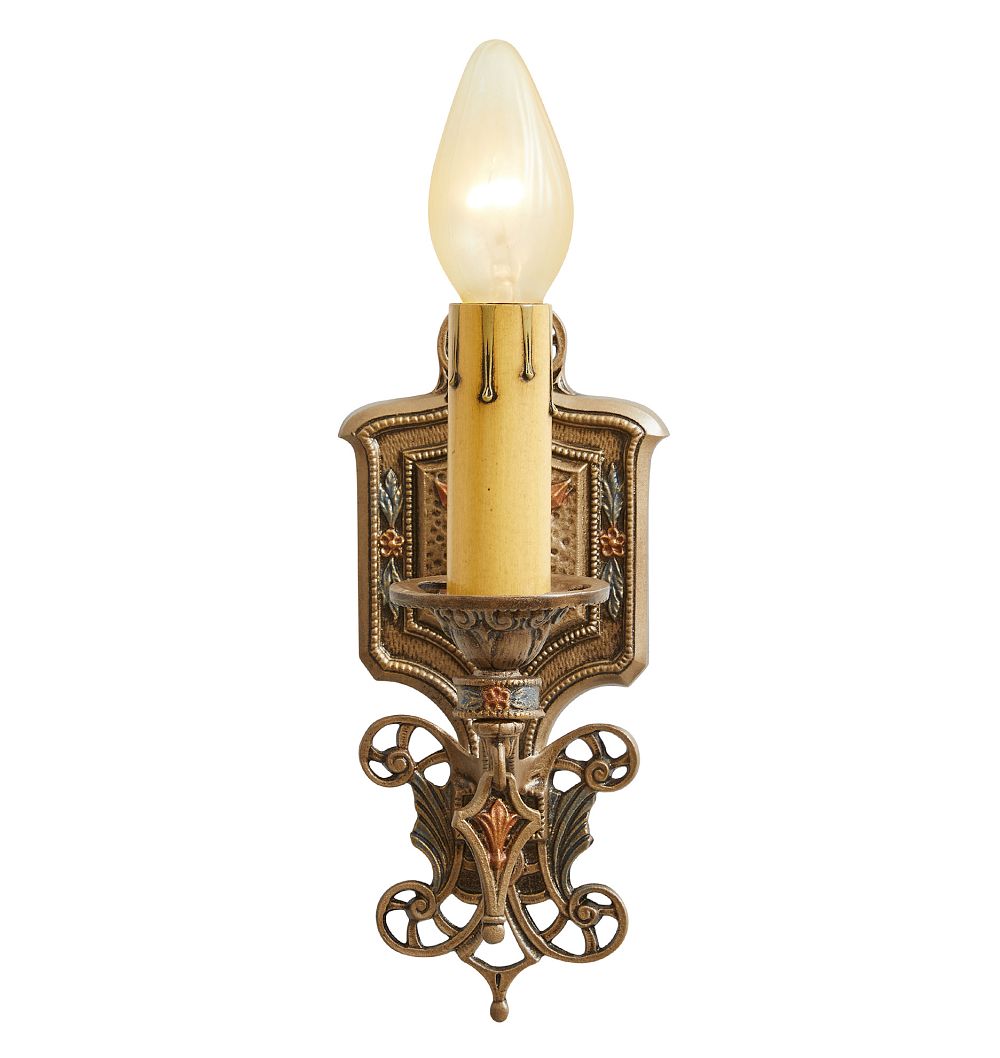 Vintage Pair of Romance Revival Candle Sconces by Rejuvenation