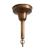 Vintage Romance Revival 5 Light Candle Chandelier with Figural Motifs and Faux Copper Finish