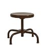 Vintage Set of 4 Industrial "Ajustrite" Adjustable Metal Stools