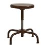 Vintage Set of 4 Industrial "Ajustrite" Adjustable Metal Stools
