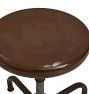 Vintage Set of 4 Industrial "Ajustrite" Adjustable Metal Stools