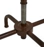 Vintage Set of 4 Industrial "Ajustrite" Adjustable Metal Stools