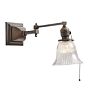Vintage Arts and Crafts Swing Arm Sconce