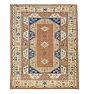 Vintage Turkish Hand-Knotted Wool Rug Rectangular Medallion Blue 8 x 10-1/2ft