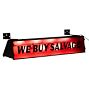 Vintage Industrial We Buy Salvage Red Wall Mount Lite Sign