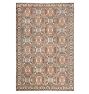 Vintage Turkish Hand-Knotted Wool Rug Elephant Foot Brown 6-1/2 x 10ft