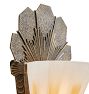 Vintage Art Deco Beardslee Williamson Sunburst Slip Shade Sconce Set of 2