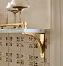Lorraine Marble Shelf, Rail &amp; Bracket Set