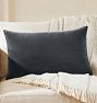 Open Box: Italian Velvet Pillow Cover (16" x 26") - Gunmetal