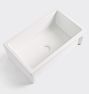 Sandoval Kitchen Sink Single Fireclay - 30" - White