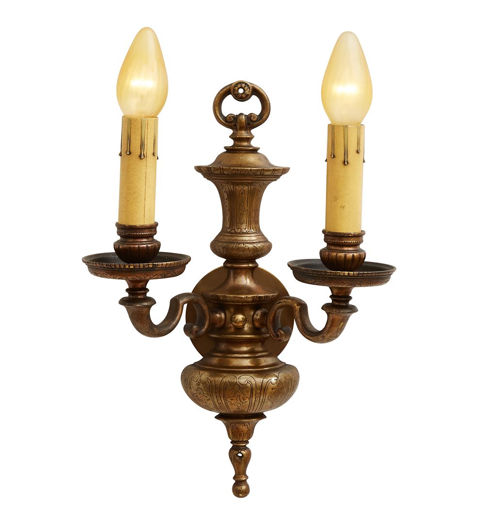 Pair of Vintage Classical Revival Candle Sconces by Rejuvenation