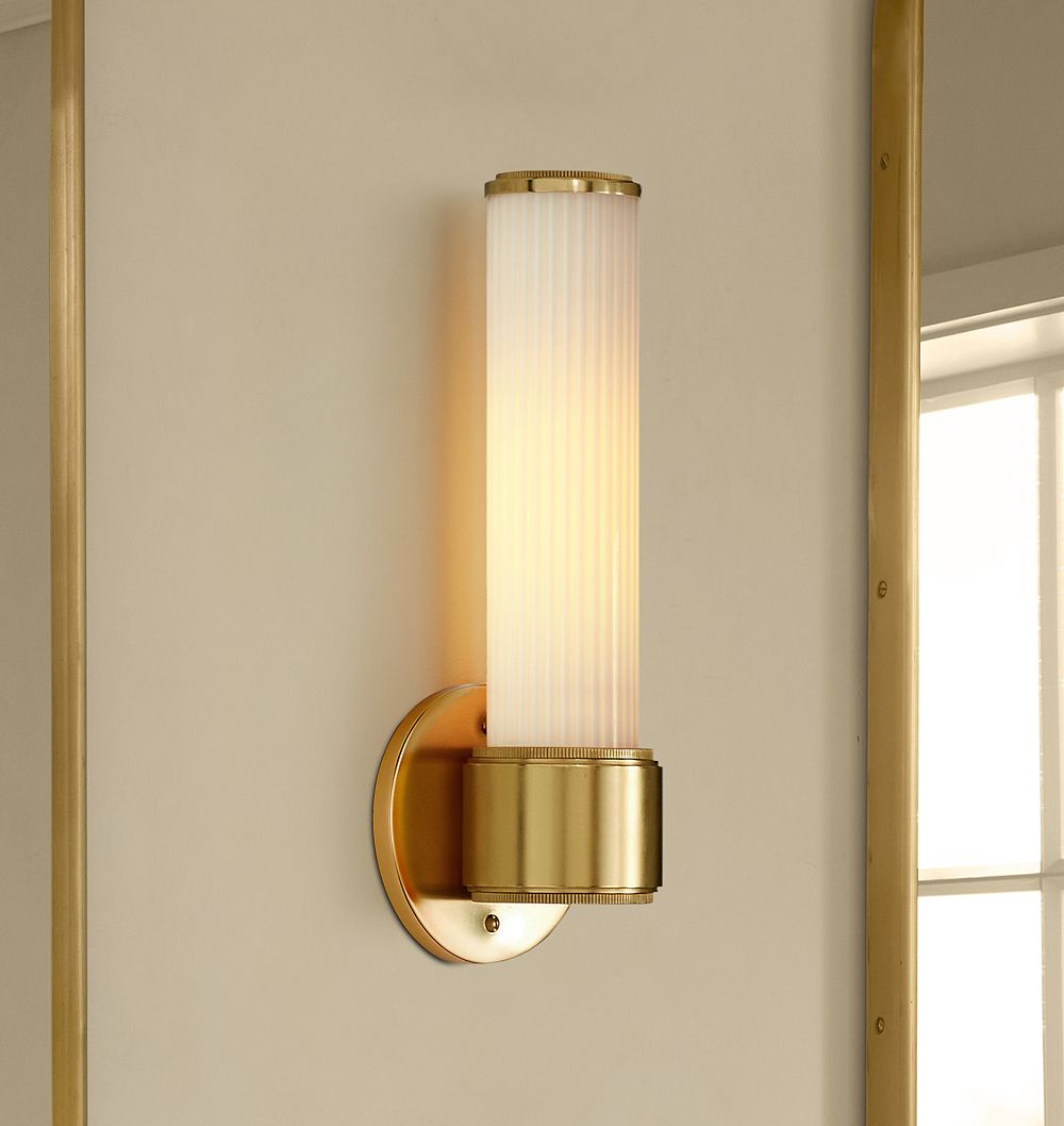 Rigdon Glass Sconce by Rejuvenation