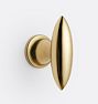 Joan Cabinet Knob, Mini - Aged Brass