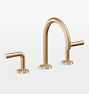 Tamalpais Gooseneck Widespread Bathroom Faucet, Satin Bronze PVD