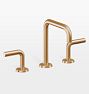 Tamalpais Quadneck Widespread Bathroom Faucet, Satin Bronze PVD