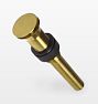 Solace Pop-Up Drain for Bathroom Sinks, Brushed Gold