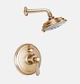 Montecito Lever Handle Thermostatic Shower Set, Satin Bronze PVD