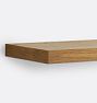 Open Box: Floating Wood Shelf with 2" Height (12"D x 24"W) - Aged Oak