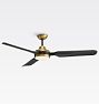 Fremont 60in Complete Fan Damp 3 Blade Brushed Gold