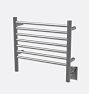 Towel Warmer Silas 21x18in 7 Bar Straight Brushed Stainless Steel