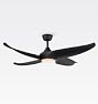 Coronado 56in Complete Fan Damp 4 Blade Matte Black