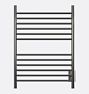 Towel Warmer Norris 23x31in 12 Straight Bar Brushed Stainless Steel