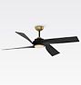 Horizon 56in Complete Fan Damp 4 Blade Brushed Gold