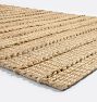 Braided Stripe Handspun Jute Doormat