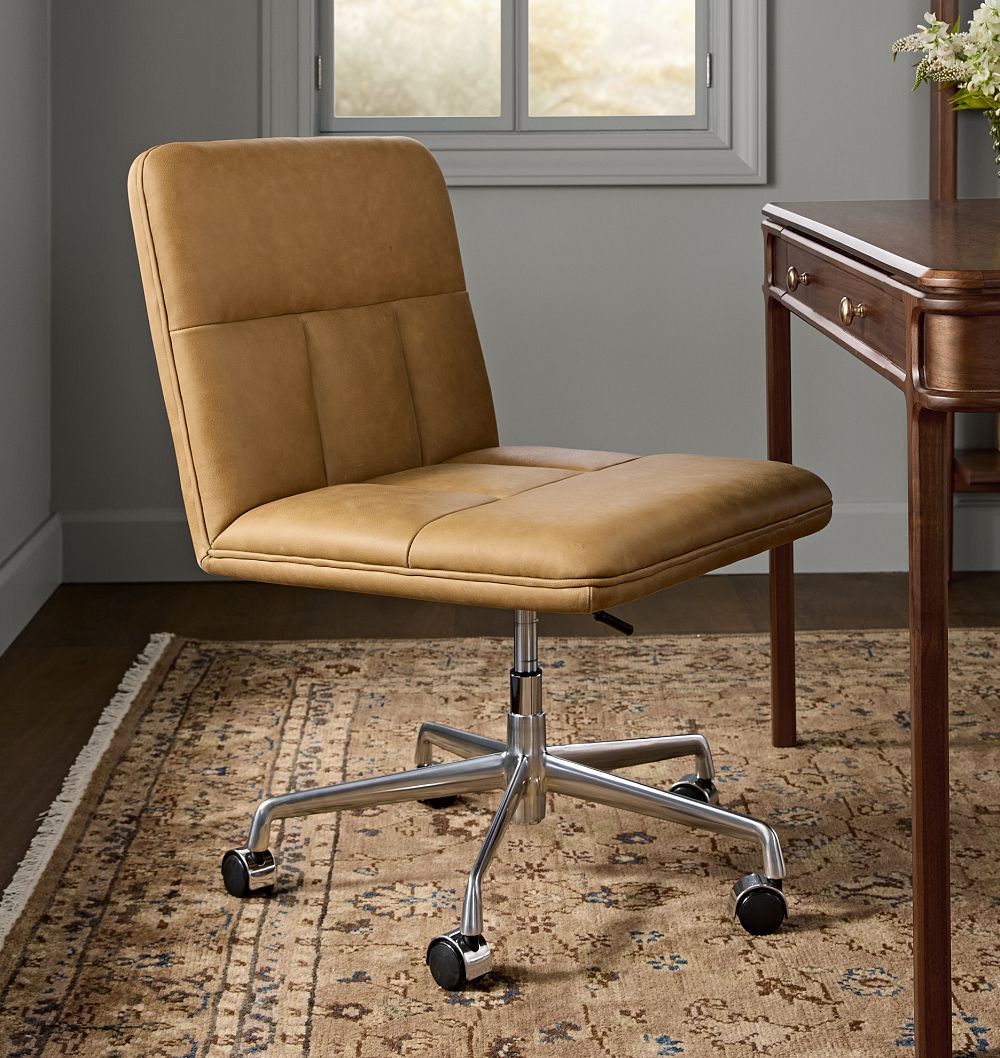 Bryn Leather Office Chair by Rejuvenation
