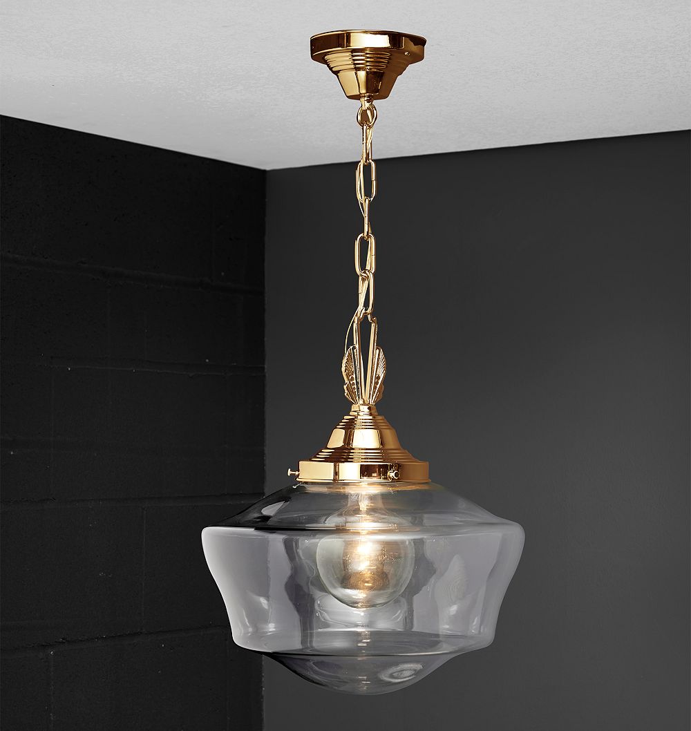 Hollywood 6" Fitter Winged Chain Pendant by Rejuvenation