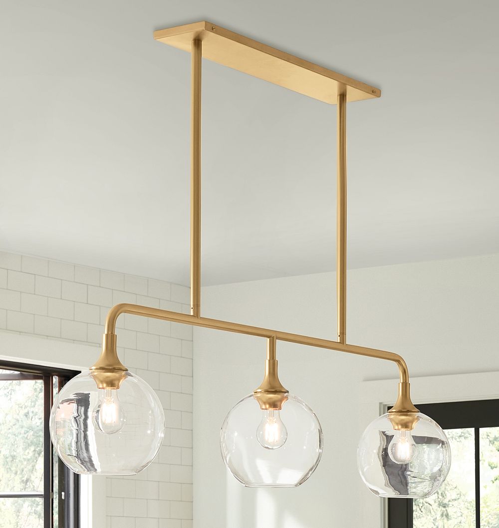 Poplar 39" Linear Pendant by Rejuvenation