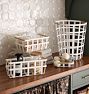 Yamazaki Tosca Metal &amp; Wood Basket