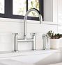 Descanso Bridge Kitchen Faucet Cross Handle