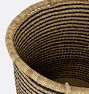 Merrick Handwoven Striped Basket