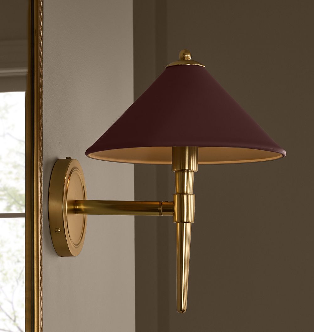 Rhone Sconce, Metal Shades by Rejuvenation