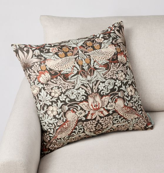 Strawberry Thief Morris & Co. Pillow Cover