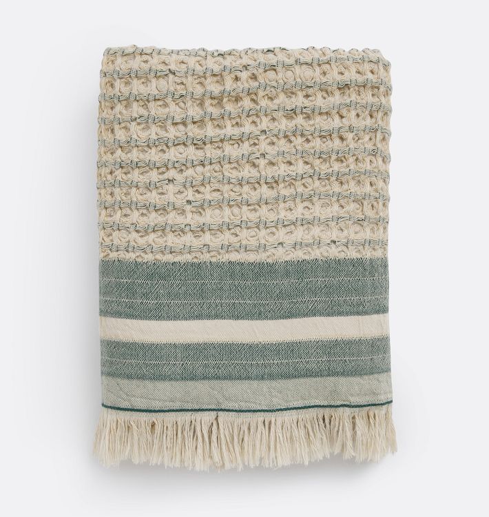 Waffle Knit Organic Cotton Towel