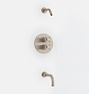 Trask Shower Set Thermostatic Shower/Tub Trim Cross Handle BN